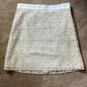 Ann Taylor Loft Lace Skirt